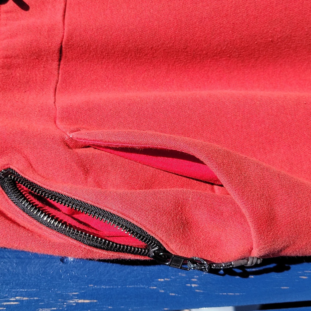 Mens Red Jogger Pants - Picture 3 of 6